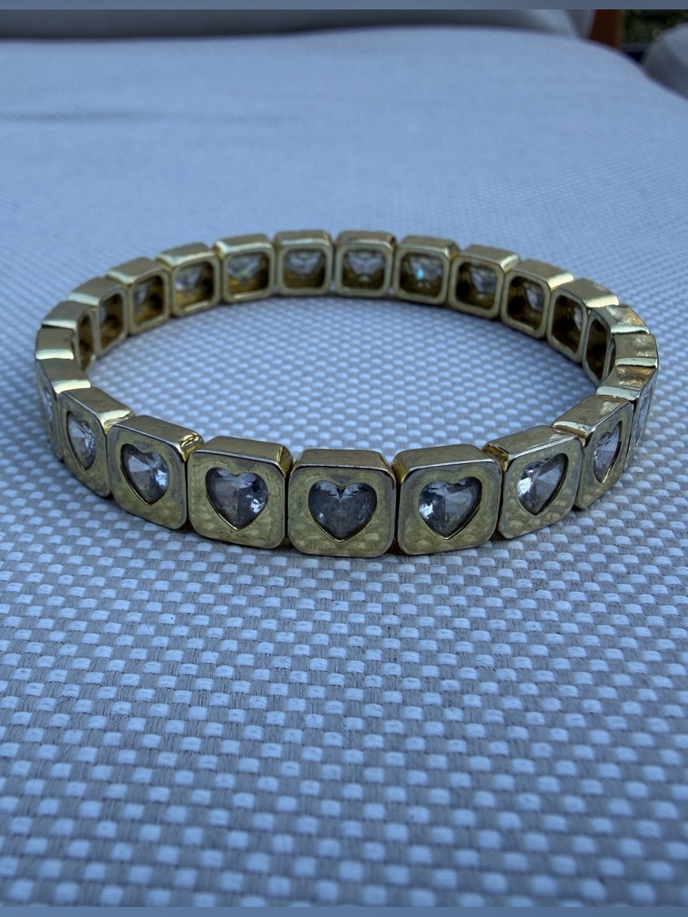 Lisa Gozlan THE LOVE LOCK BRACELET 
Yellow Gold / 7"